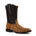 BOTAS DE AVESTRUZ | ESTILO ROPPER COÑAC