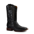 BOTAS DE PANZA DE AVESTRUZ | ESTILO BULLDOG NEGRO