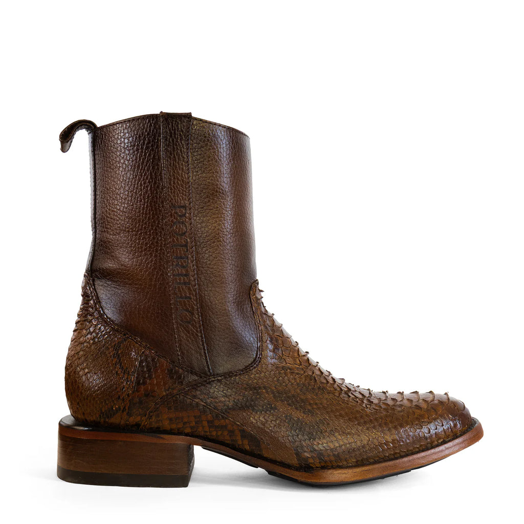 BOTAS DE PITÓN | ESTILO OVAL TABACO