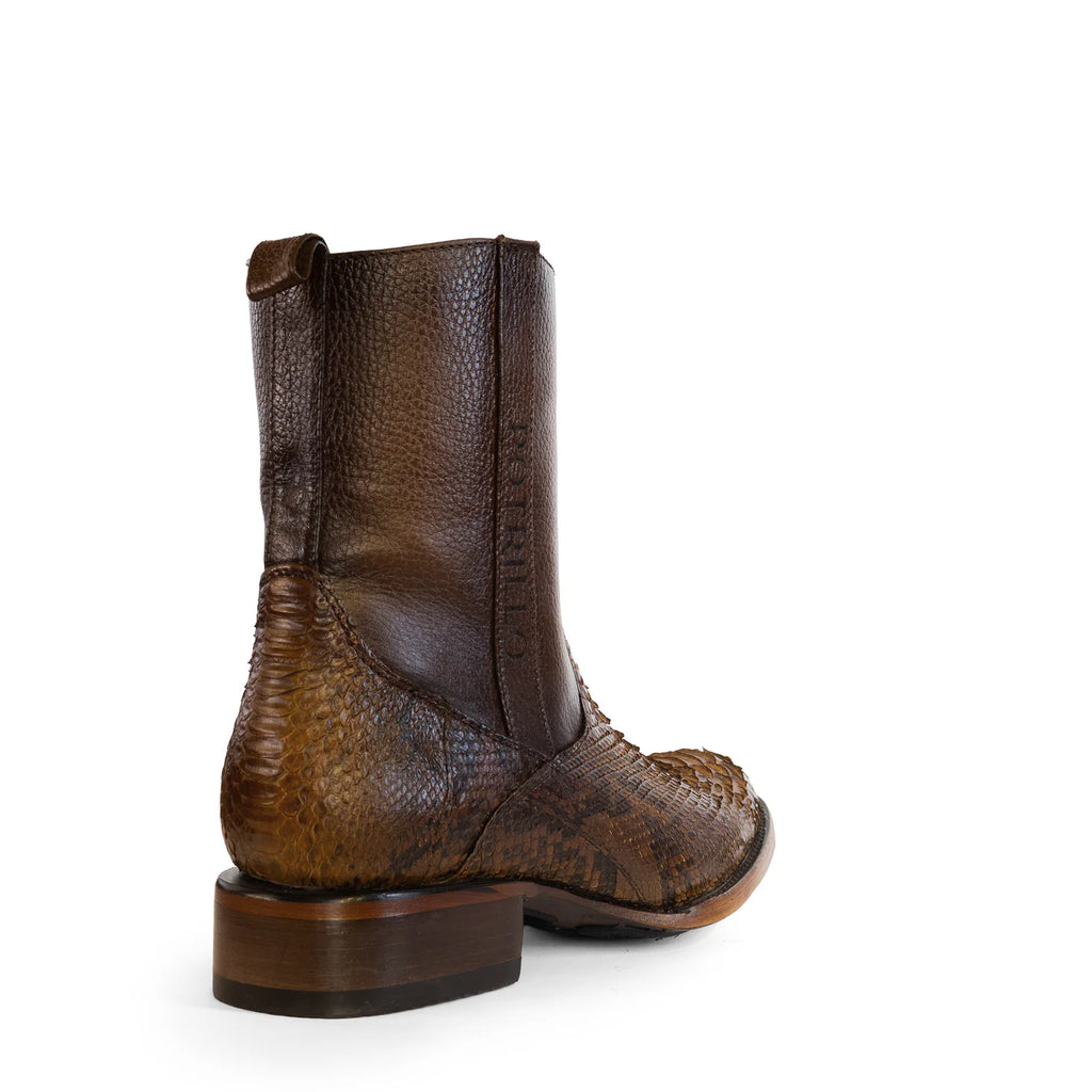 BOTAS DE PITÓN | ESTILO OVAL TABACO